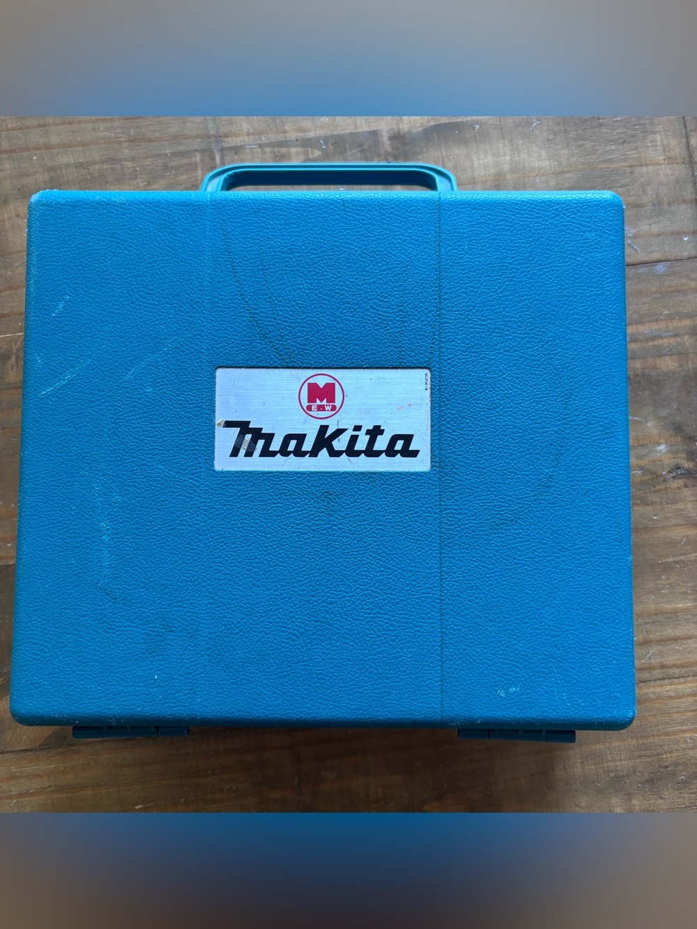 Vintage Makita Plastic Small Case-Clips-Handle-9.5"x8.5"x2.5"